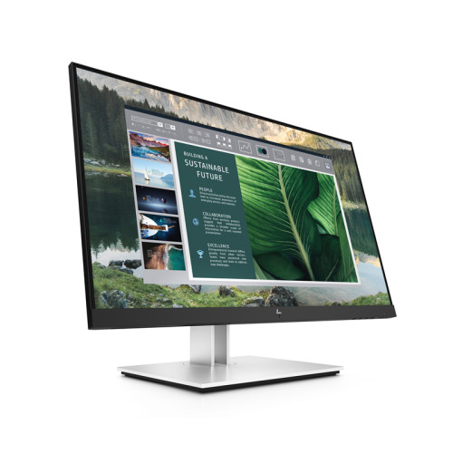 Монитор/ HP E24u G4 FHD Monitor 23.8'' (1920 x 1080), IPS, 178/178, 5мс, 250nit, DP/DPout/HDMI, 5USB, LTSP, 1y