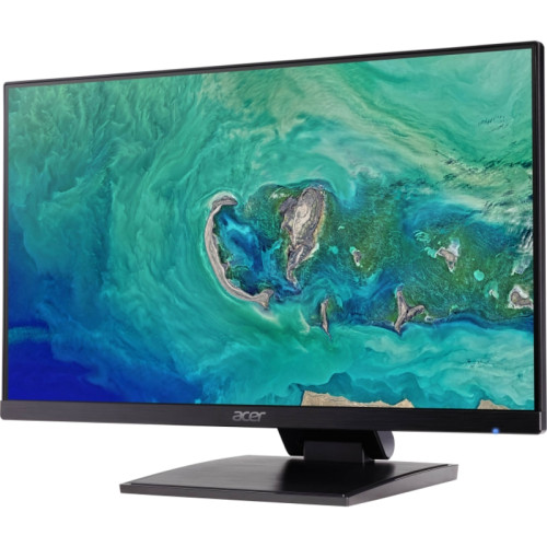 Монитор/ ACER UT241YBbemiphuzx 23.8'', ZeroFrame, Black, 10 point MultiTouch, PCR 85%+OBP 5%, 16:9, IPS, 1920x1080, 4 (GTG)ms, 250cd, 120Hz, 1xHDMI(1.4) + 1xDP(1.2) + 1xType-C(90W) + RJ45 + SPK + Audio Out + USB 3.2x2+USB-B (2up 2down), Speakers 2Wx2, syn