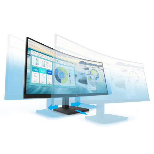 Монитор/ HP P34hc G4 WQHD Curved Monitor 34'' (3440 x 1440), VA, 178/178, 5мс, 250nit, DP/HDMI, 6USB, LT, 1y Монитор/ HP P34hc G4 WQHD Curved Monitor 34'' (3440 x 1440), VA, 178/178, 5мс, 250nit, DP/HDMI, 6USB, LT, 1y