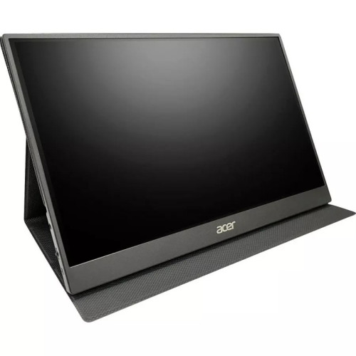 Монитор/ Acer PM161QJbmiuux 15,6'', UltraThin Black, 16:9, IPS, 1920x1080, 6ms, 250cd, 60Hz, mini HDMI, 2xType-C, Speakers 1Wx2, FreeSync, HDR 10, Vesa:100x100