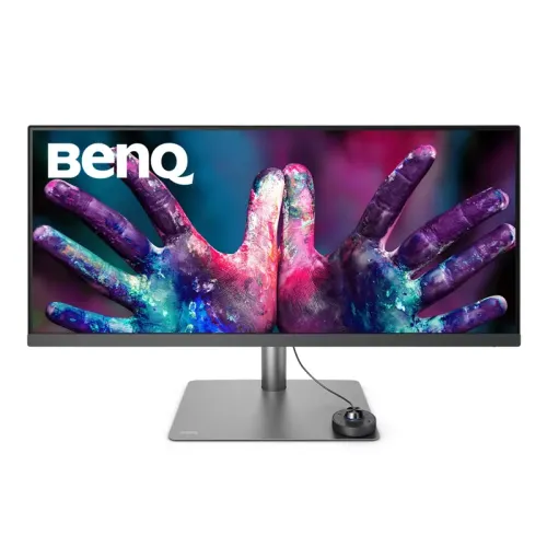 Benq PD3420Q 34', 3440x1440, IPS,  60Hz, 1000:1, 400cd, 5ms, 2*HDMI, DP; 4*USB 3.0; USB C*65W, Speakers, Height adj 150, 100% sRGB, Flicker-free;Low Blue Light, Calibration Report, 3Y, Grey