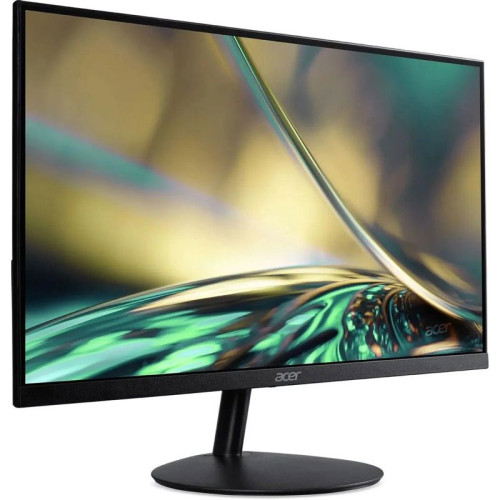 Монитор/ Acer SA242YH1bi 23,8'', ZeroFrame, UltraThin Black, 16:9, VA, 1920x1080, 4ms, 250cd, 100Hz, VGA , HDMI(1.4), Speakers 2Wx2, Vesa:75x75