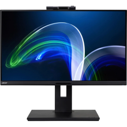 Монитор/ ACER B278UGbemiqprcuzx 27'',  ZeroFrame Yes, Black, 85% PCR, 5% OBP, 16:9, IPS, 2560x1440, 4ms, 350cd, 120Hz, 1xHDMI(2.0) + 1xDP(1.2) + 1xDPout + 1xType-C(100W) + 1xRJ45 + Audio out + USB3.2x3+USB-B(2up 3down) + Adj. Webcam 5M IR/Mic array, Speak