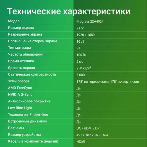 Монитор Digma 21.5 Монитор Digma 21.5