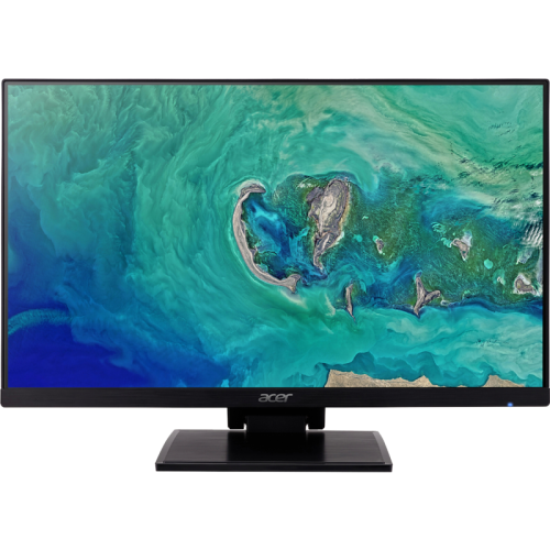 Монитор/ ACER UT241YAbmihuzx 23,8'', ZeroFrame, Black, 10 point MultiTouch, 16:9, IPS, 1920x1080, 1 / 4ms, 250cd, 75Hz, 1xHDMI(1.4) + 1xType-C(90W) + Audio out + USB3.2x3+USB-B(2up 3down), Speakers 2Wx2, sync Free Sync, H.Adj. 125