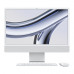 Моноблок Apple/ 24-inch iMac: Apple M3 with 8-core CPU, 8-core GPU/16GB/512GB SSD - Silver/RU