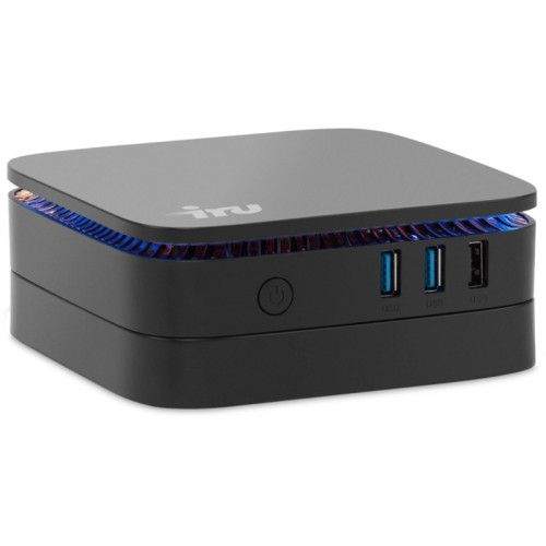 Неттоп IRU 110JLCN Cel N4500 (1.1) 8Gb SSD256Gb UHDG без ОС GbitEth WiFi BT 30W черный (2152166)