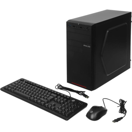 ПК Amur Нарвал B7I21 MT i3 12100 (3.3) 16Gb SSD512Gb UHDG 730 FreeDOS 2.5xGbitEth 400W мышь клавиатура черный (RUS) (2147008)