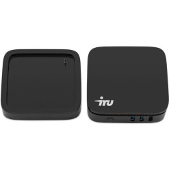 Неттоп IRU 110JLCN Cel N4500 (1.1) 8Gb SSD256Gb UHDG Windows 11 Pro GbitEth WiFi BT черный (2152163)
