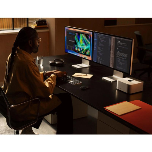 ПК Apple Mac studio A2901 M2 Ultra 24 core (3.5) 64Gb SSD1Tb 60 core GPU CR macOS 10GbEth WiFi BT серебристый (MQH63HN/A)