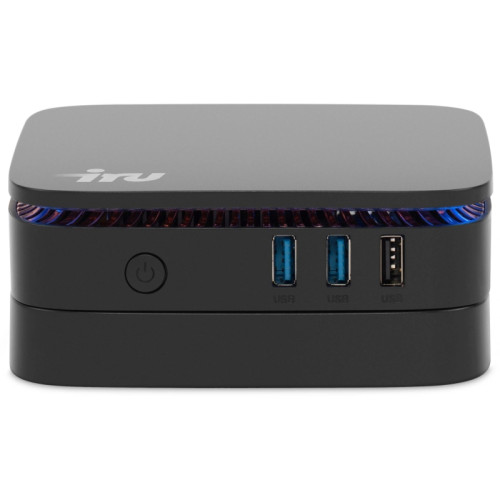 Неттоп IRU 110JLCN Cel N4500 (1.1) 8Gb SSD256Gb UHDG без ОС GbitEth WiFi BT 30W черный (2152166)