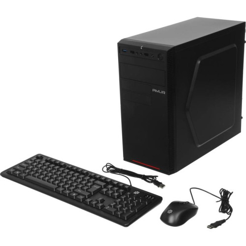 ПК Amur Нарвал B7I21 MT i5 12400 (2.5) 16Gb SSD512Gb UHDG 730 FreeDOS 2x2.5GbitEth 500W мышь клавиатура черный (RUS) (2149657)