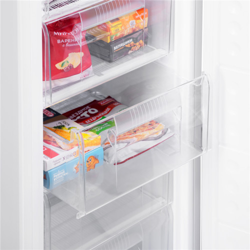 Морозильная камера MAUNFELD MFFR143W  механическое управление, перенавешиваемые двери, уровень шума 40 дБ, энергоэффективность А+, объем 181 л, цвет белый