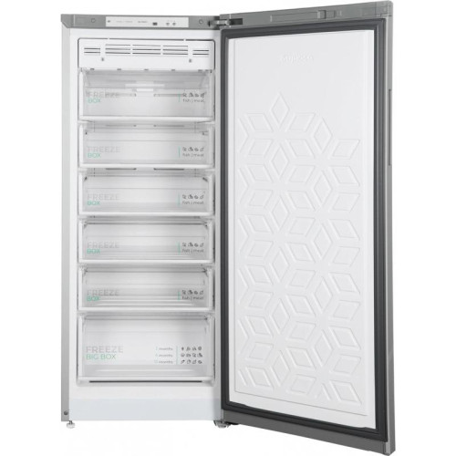 Морозильная камера Бирюса Б-M6046SN металлик