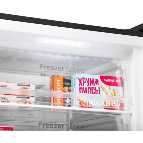 Морозильная камера Maunfeld MFFR185SB черная сталь