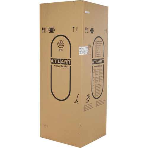 Морозильная камера Атлант M-7204-180 серебристый