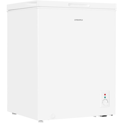 Морозильный ларь MAUNFELD/ Морозильный ларь MAUNFELD MFL150W, стандартный компрессор, DeFrost, полезный объем 142 л, механическое управление, LED освещение, R600A, энергоэффективность А+, уровень шума 41 дБ, цвет белый