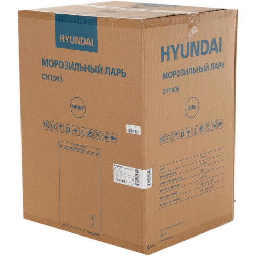 Морозильный ларь Hyundai CH1505 белый