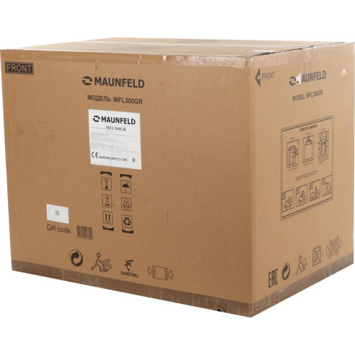 Морозильный ларь Maunfeld MFL300GR серый