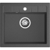 Q-561 graphite 1 чаша 485*357*190, монтаж: врезной, материал: мрамор, цвет графит Q-561 graphite 1 чаша 485*357*190, монтаж: врезной, материал: мрамор, цвет графит