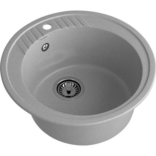 R-520 gray 1 чаша 380*190, монтаж: врезной, материал: мрамор, цвет серый R-520 gray 1 чаша 380*190, монтаж: врезной, материал: мрамор, цвет серый