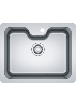 Мойка Franke 122.0689.806/ Best, Серия BELL, Мойка BCX 110-55 TL, мойка 610 x 480 mm, чаша 545 x 415/350 x 200 mm, монтаж под столешницу, скрытый перелив