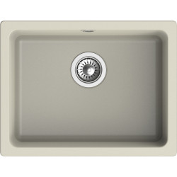RIVELATO Мойка BERKANA 50 1-чаш 560*430, монтаж: универсальный, материал: кварц, цвет: топаз