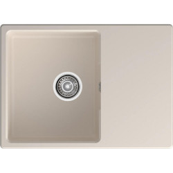 URBAN 668L white 1-чаша+крыло 680*490мм, монтаж: врезной, материал: кварц, цвет: белый
