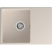 URBAN 668L white 1-чаша+крыло 680*490мм, монтаж: врезной, материал: кварц, цвет: белый