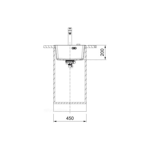 Мойка Franke 114.0696.191/ Best, Серия MARIS, Fragranite, Мойка MRG 610-39 черный матовый