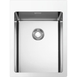 Мойка Smeg/ Мойка Smeg, сварная, из нержавеющей стали, серия Mira, 34 см, вровень со столешницей, 2 отверстия для смесителя, толщина чаши 1 мм