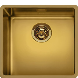 Кухонная мойка SMEG/ SMEG VSTR50BRX Мойка. Нержавеющая сталь с PVD покрытием, цвет латунный