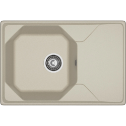 U-740L topaz 1-чаша+крыло 740*500 мм, монтаж: врезной, материал: мрамор, цвет: топаз