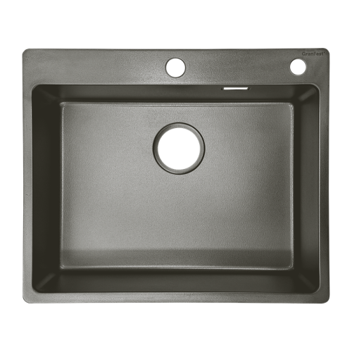 METAL 5949 titan 1 чаша 550*400*205, общий размер: 590*490*200, монтаж: универсальный, материал: нержавеющая сталь AISI 304, цвет: титан