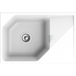RIVELATO Мойка LOCUS 75 1-чаш 750*500, монтаж: врезной, материал: кварц, цвет: иней