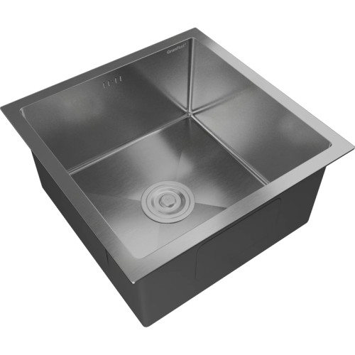 4444 inox 1 чаша 390*390*205, монтаж: универсальный, материал: нержавеющая сталь, цвет: нержавеющая сталь