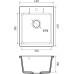 GRANFEST Мойка URBAN 242  1-чаша 420*490мм, монтаж: врезной, материал: кварц, цвет: песочный