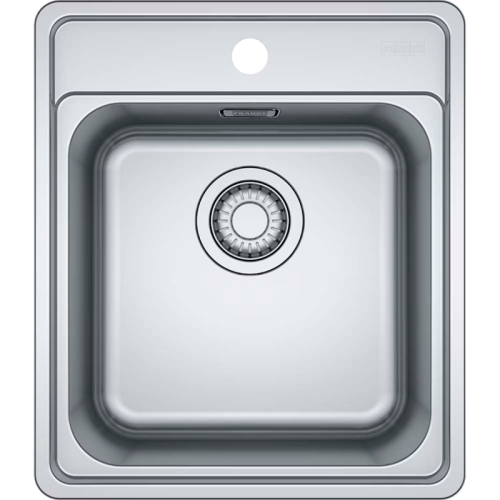 Мойка Franke 101.0689.880/ Best, Серия BELL, Мойка BCX 610-42 TL, мойка 415 x 480 mm, чаша 350 x 350 x 180 mm,  монтаж сверху, скрытый перелив, крепления FastFix
