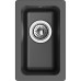 RIVELATO Мойка BERKANA 25 1-чаш 305*455, монтаж: универсальный, материал: кварц, цвет: антрацит