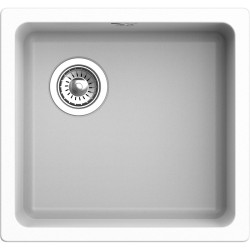 RIVELATO Мойка BERKANA 45 1-чаш 485*455, монтаж: универсальный, материал: кварц, цвет: иней