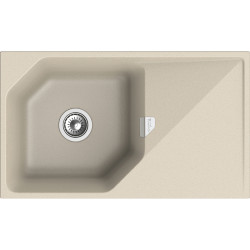 RIVELATO Мойка LOCUS 85  1-чаш 850*500, монтаж: врезной, материал: кварц, цвет: темно-бежевый