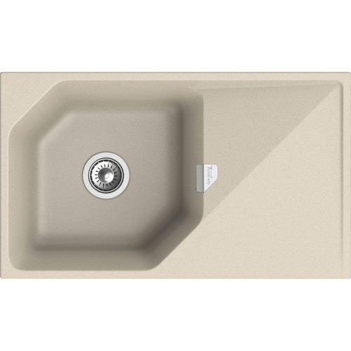 RIVELATO Мойка LOCUS 85  1-чаш 850*500, монтаж: врезной, материал: кварц, цвет: темно-бежевый
