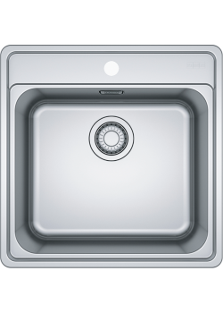 Мойка Franke 127.0688.779/ Best, Серия BELL, Мойка BCX 210-51 TL, мойка 510 x 510 mm чаша,445 x 380 x 200 mm, монтаж сверху или вровень, скрытый перелив, крепления FastFix