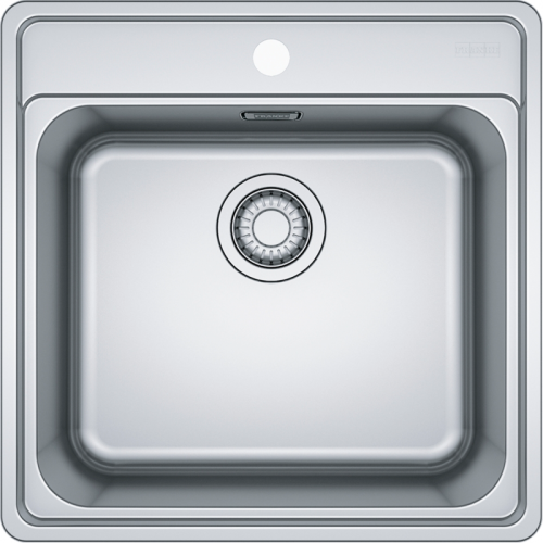 Мойка Franke 127.0688.779/ Best, Серия BELL, Мойка BCX 210-51 TL, мойка 510 x 510 mm чаша,445 x 380 x 200 mm, монтаж сверху или вровень, скрытый перелив, крепления FastFix