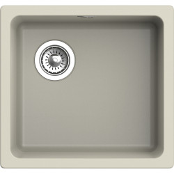 RIVELATO Мойка BERKANA 45 1-чаш 485*455, монтаж: универсальный, материал: кварц, цвет: топаз