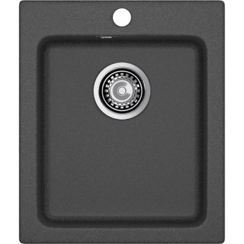 P-505 graphite 1 чаша 350*395*200, монтаж: врезной, материал: мрамор, цвет графит
