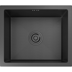 4538 PVD graphite 1 чаша 400*330*205, монтаж: универсальный, материал: нержавеющая сталь, цвет: графит