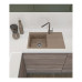 680 L sandy 1-чаша+крыло 681*433 мм, монтаж: врезной, материал: мрамор, цвет: песочный