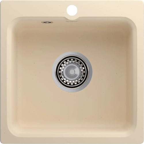 430 beige 1 чаша 368*332*160 мм, монтаж: врезной, материал: мрамор, цвет бежевый