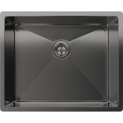 Rivelato Rinox 5444 UN PVD black Мойка нерж.сталь 1 чаша  540*440*200 мм, монтаж: универсальный, материал: нержавеющая сталь, цвет: черный